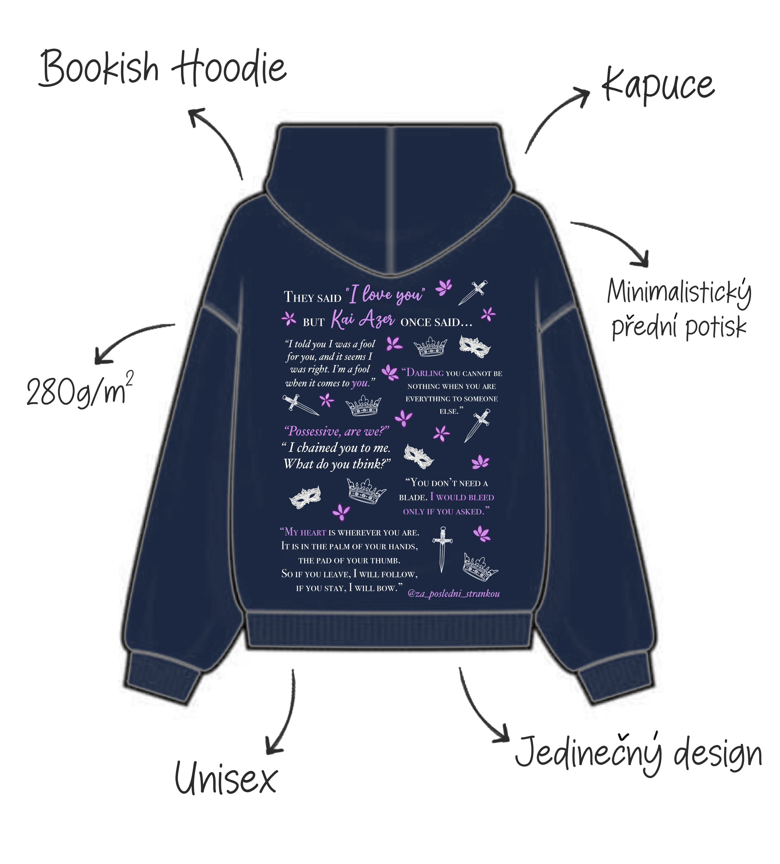 Hoodie s kapucí Powerless
